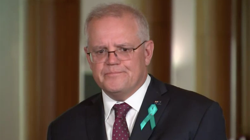 Scott Morrison Prime Minsiter responds to alleged rape of Brittany Higgins by liberal staffer