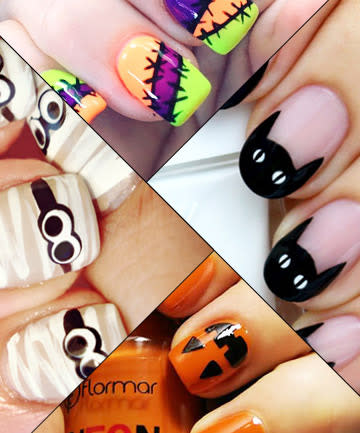 DIY Halloween nails