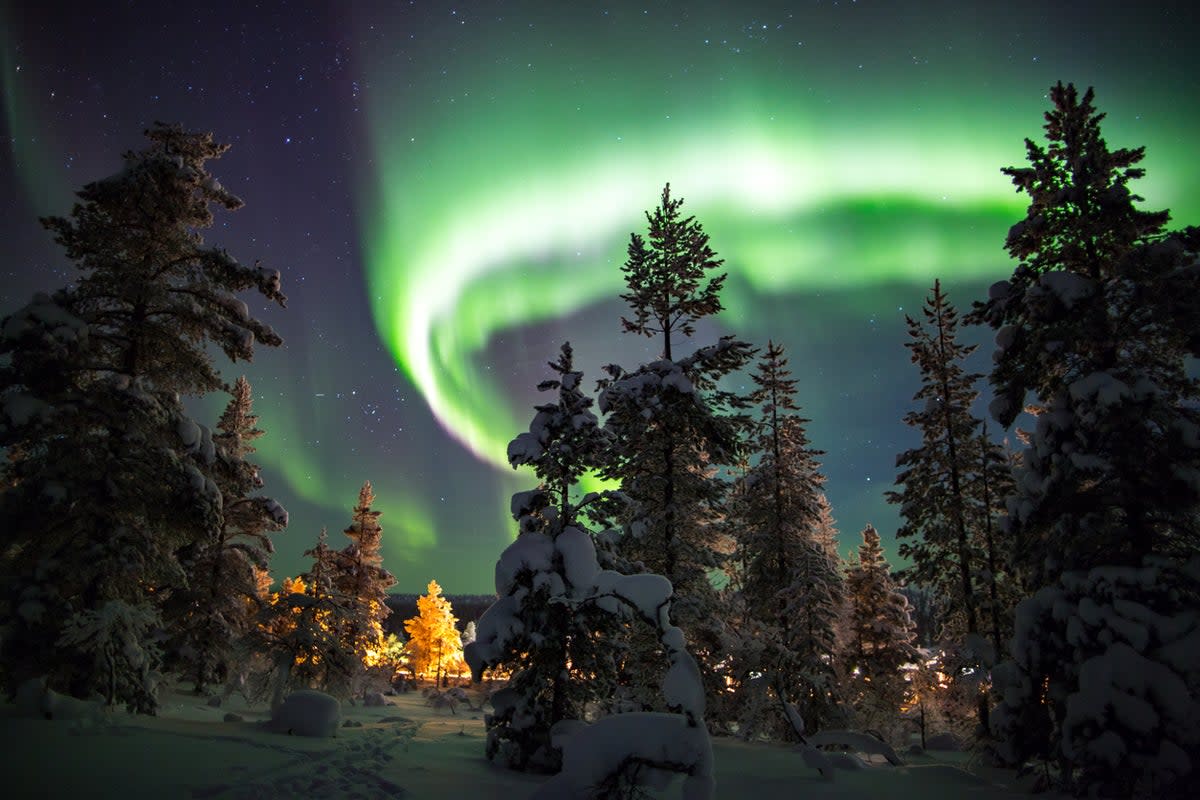 Saariselka sits around 120 miles above the Arctic Circle (Getty Images/iStockphoto)