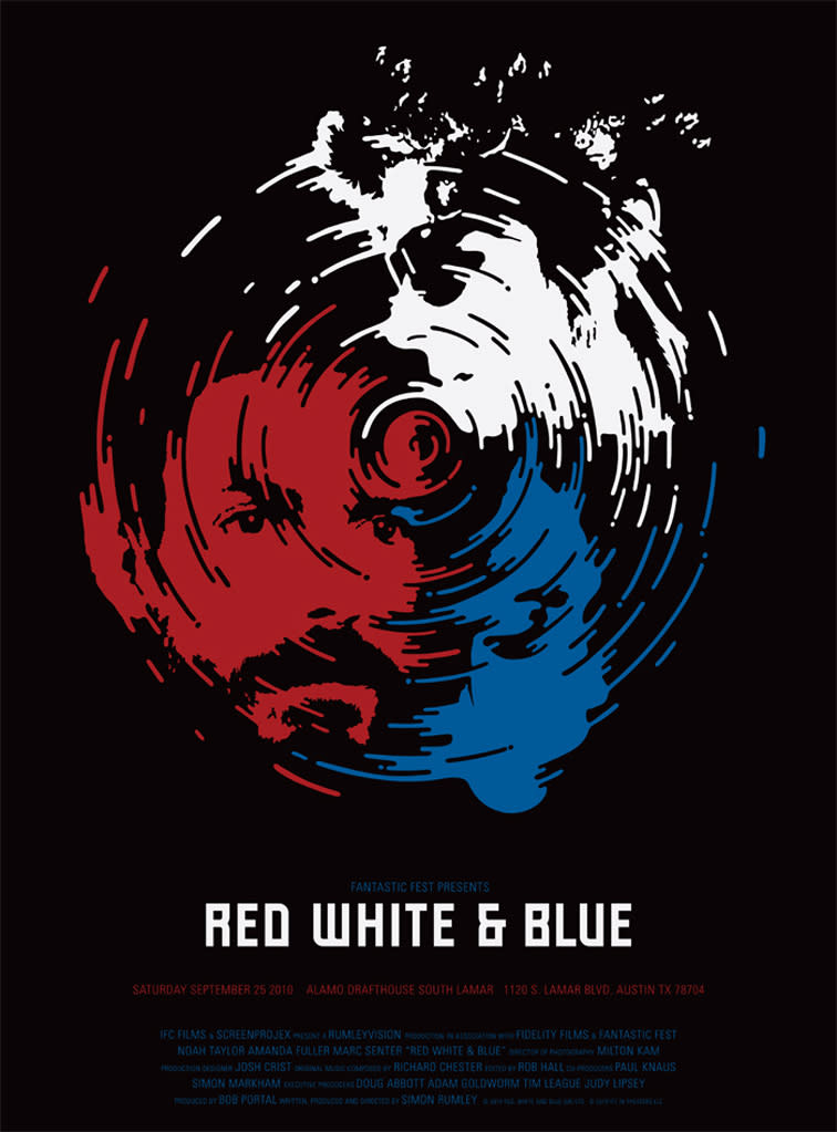 Fantastic Fest Posters 2010 Red White and Blue