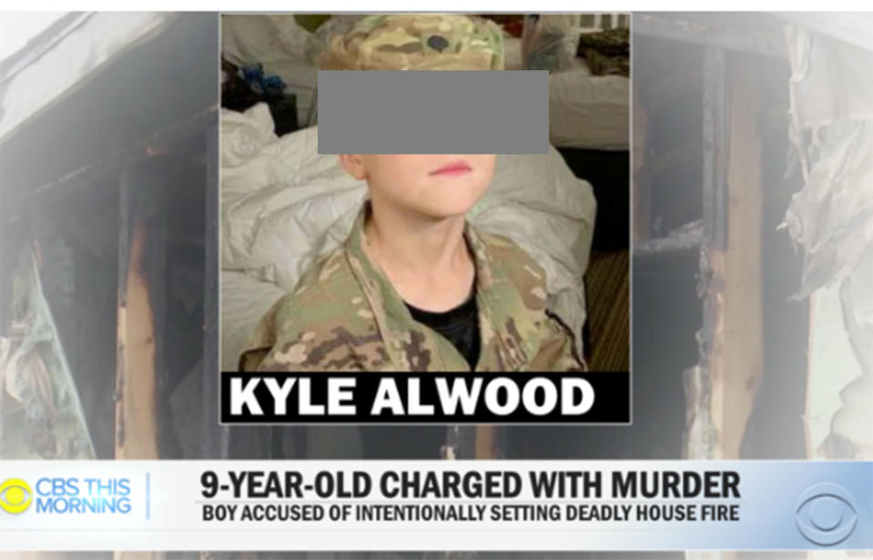 Kyle Alwood's mother told CBS This Morning that he is no monster (Picture: CBS This Morning) 