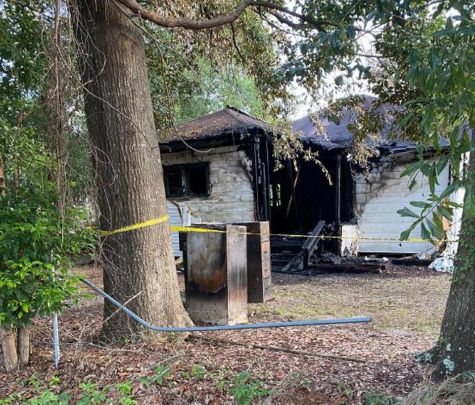 James L. “Jim” Gray’s law office on West Carol Street in Picayune was burned to the ground Tuesday after he received threats on social media to take such action. Gray’s son, Dustin Gray, is a person of interest in the July 6 disappearance of Willie Ray Jones, of Picayune.