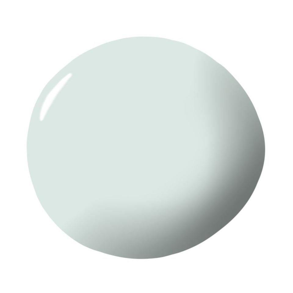 <p><strong>Benjamin Moore</strong></p><p>benjaminmoore.com</p><p><a href="https://www.benjaminmoore.com/en-us/color-overview/find-your-color/color/847/sweet-dreams?color=847" rel="nofollow noopener" target="_blank" data-ylk="slk:Shop Now;elm:context_link;itc:0;sec:content-canvas" class="link ">Shop Now</a></p>