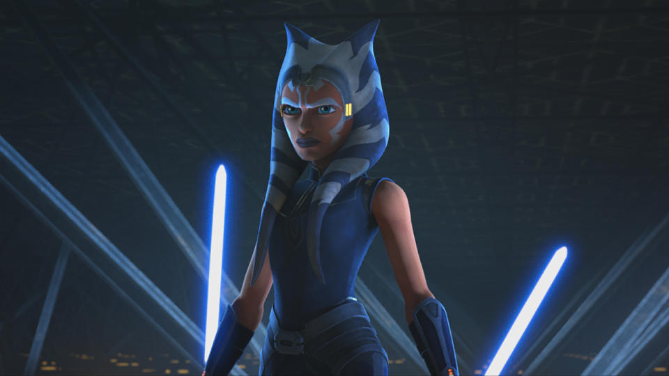 Ahsoka in Season 7 of Star Wars The Clone Wars