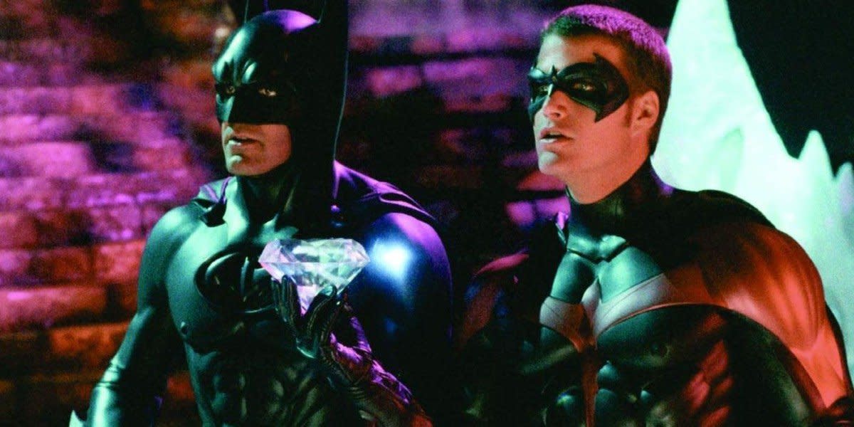 George Clooney and Chris O'Donnell in Batman & Robin (Credit: Warner Bros)