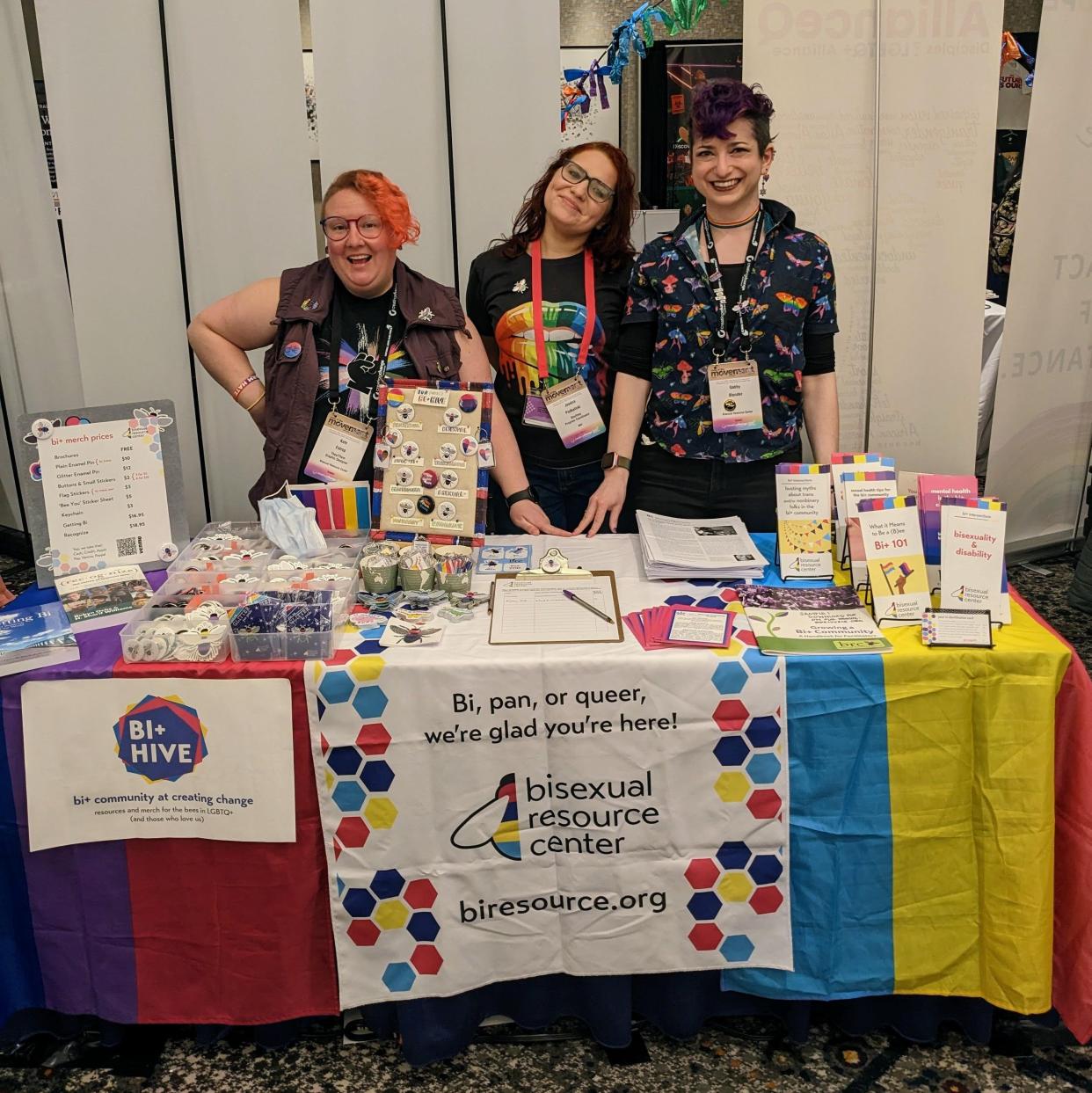The Bi Resource Center connects the bi+ community through resource, support and celebration.