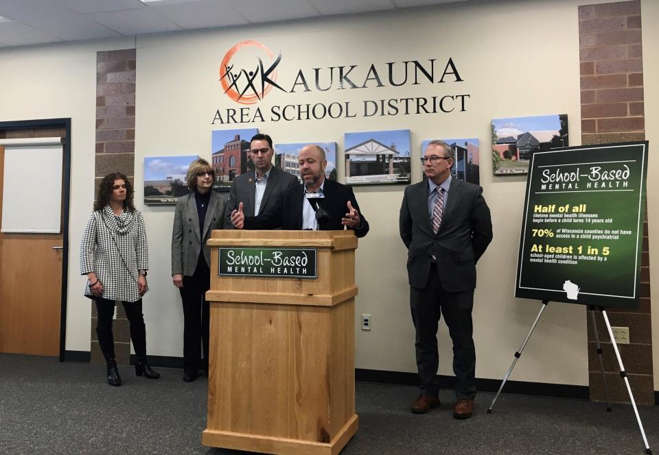 Rep. Jim Steineke, R-Kaukauna, authored a law that would connect Outagamie County school employees with child psychiatrists at the Medical College of Wisconsin to provide faster care for struggling children.