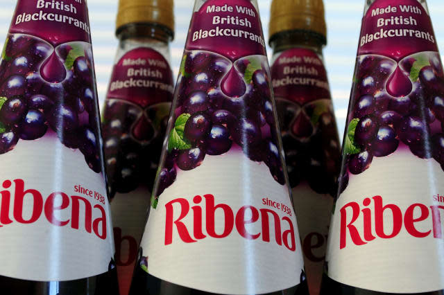 Ribena bottles