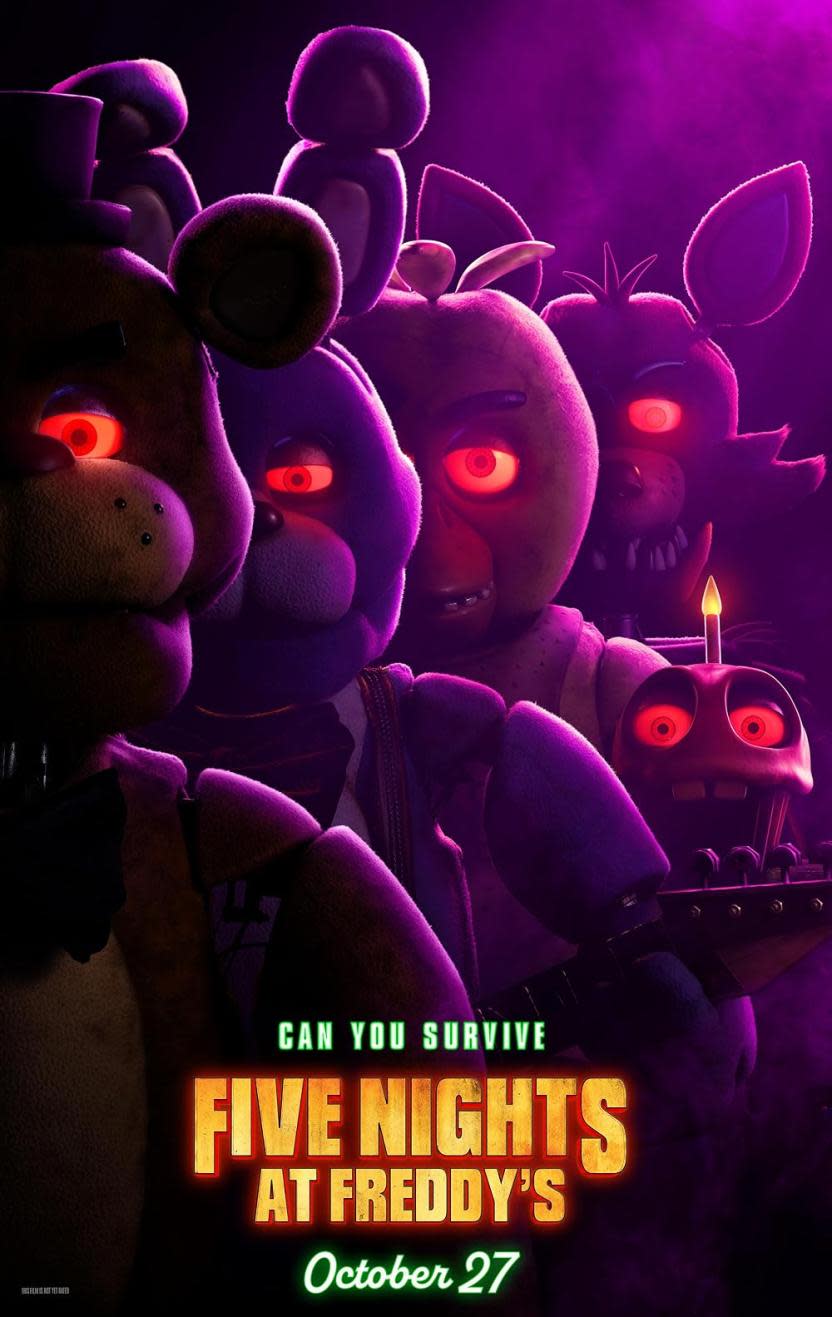 Póster oficial de Five Nights at Freddy's (Fuente: IMDb)