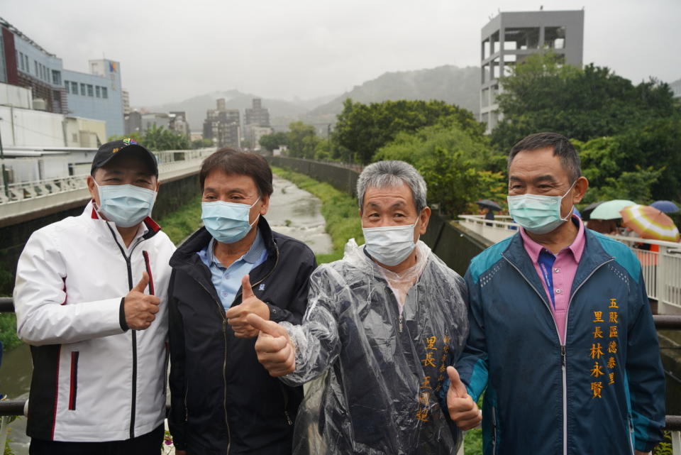 泰山大窠坑溪重現河川綠生活。   圖：新北市水利局提供