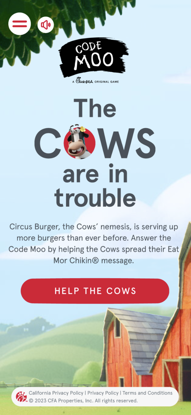 The ChickfilA cows return in a big way with games, merch and prizes