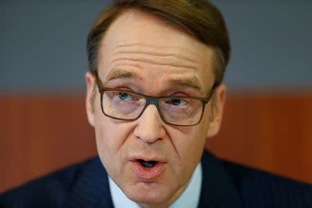 German Bundesbank President Jens Weidmann is pictured Frankfurt, Germany, February 27, 2018. REUTERS/Ralph Orlowski