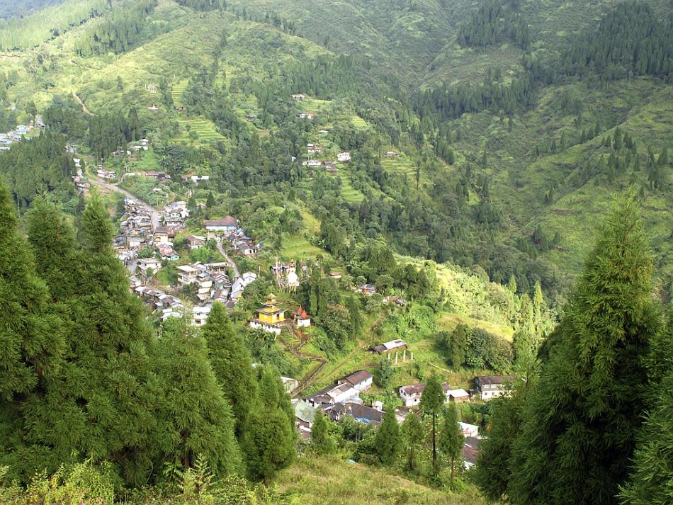 Aerial photo Darjeeling