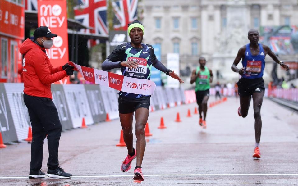 Shura Kitata won the elite men's race in 2020 - SHUTTERSTOCK