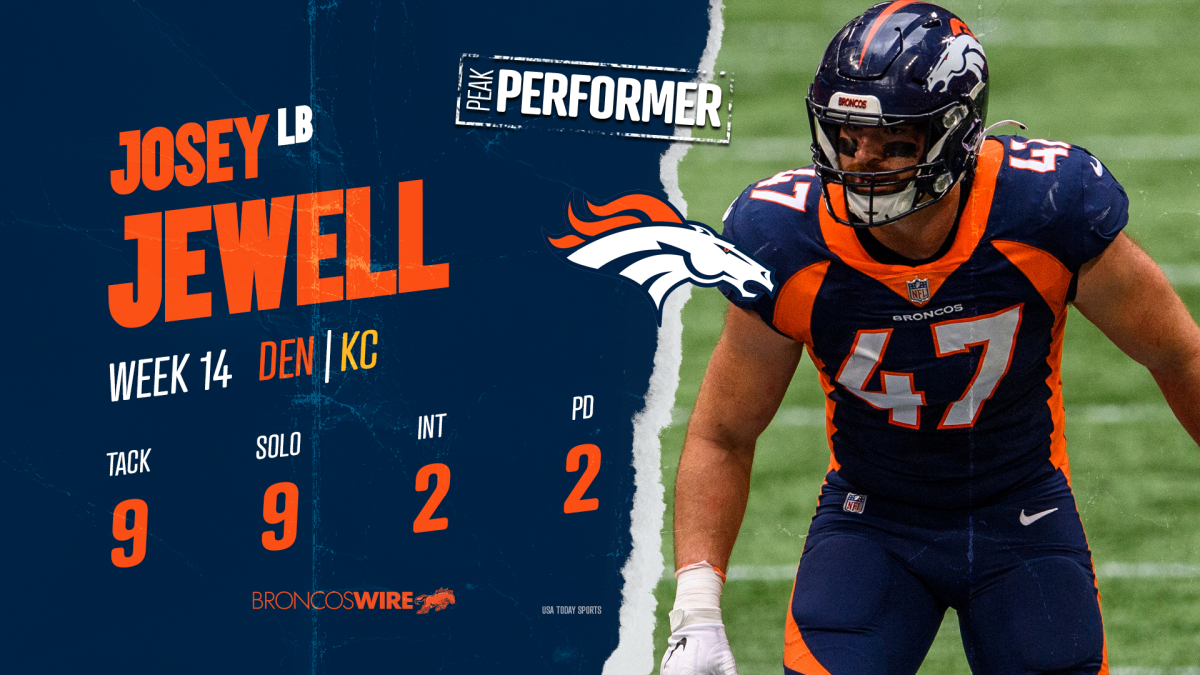 Nathaniel Hackett on Broncos LB Josey Jewell: 'He's been great'