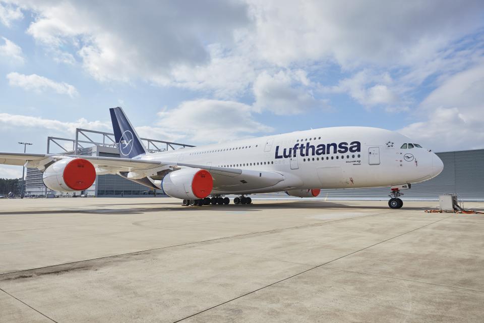 Lufthansa's Airbus A380.