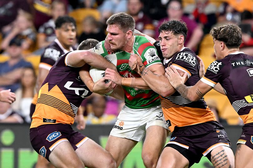 Jed Cartwright in action for South Sydney.