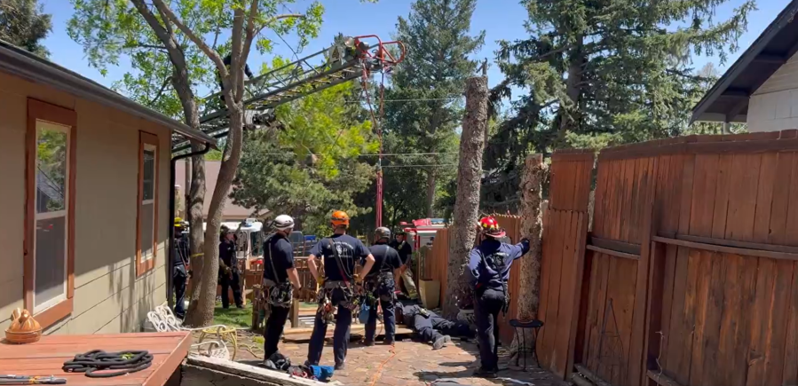 CSFD responds to trench rescue for woman in 10-ft hole