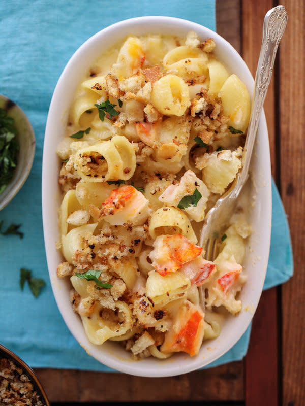 <strong>Get the <a href="http://www.foodiecrush.com/2014/02/lobster-mac-and-cheese/" target="_blank">Lobster Mac and Cheese recipe</a> from Foodie Crush</strong>