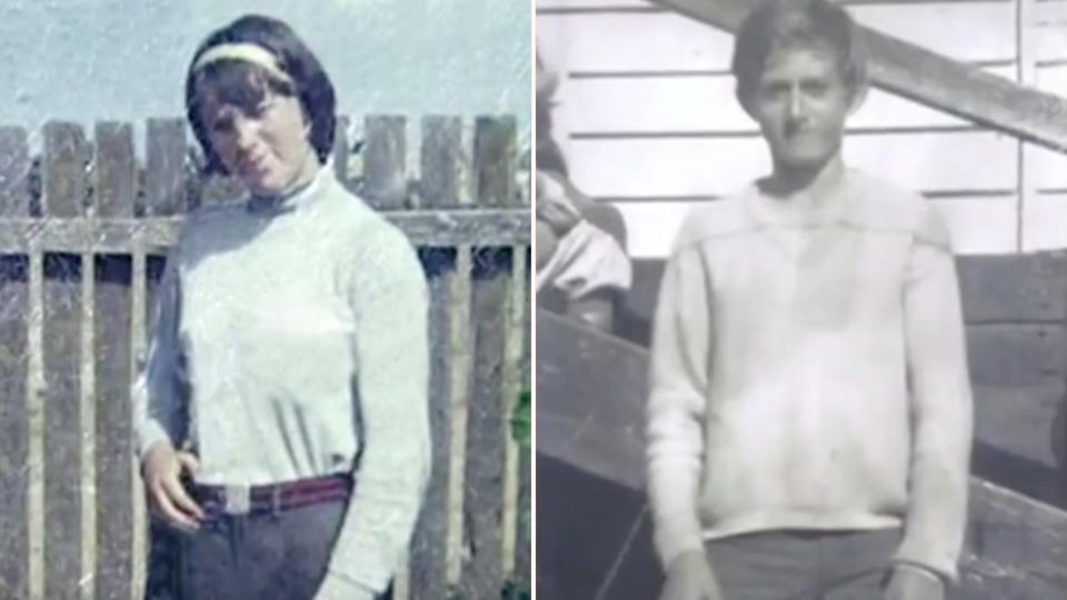 Maureen Braddy, left, and her boyfriend Allan Whyte disappeared in Bendigo in 1968. Source: 7 News