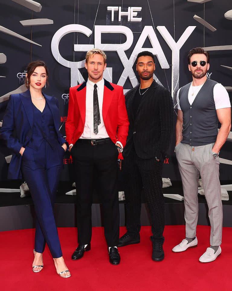 El elenco de The Grey Man