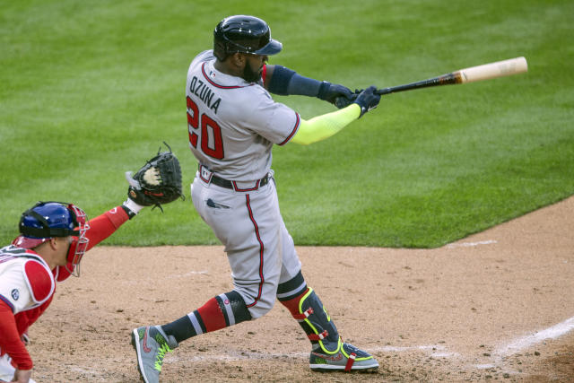 The Atlanta Braves covered their All-Star logos with a simply gray patch :  r/baseball