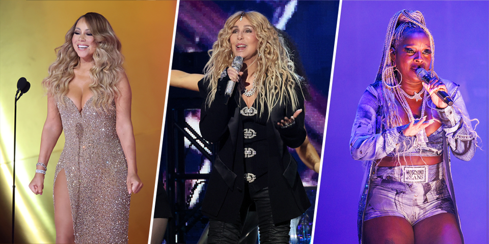 Mariah Carey, Cher and Mary J. Blige are among the 2024 Rock & Roll Hall of Fame nominees. (Getty Images)