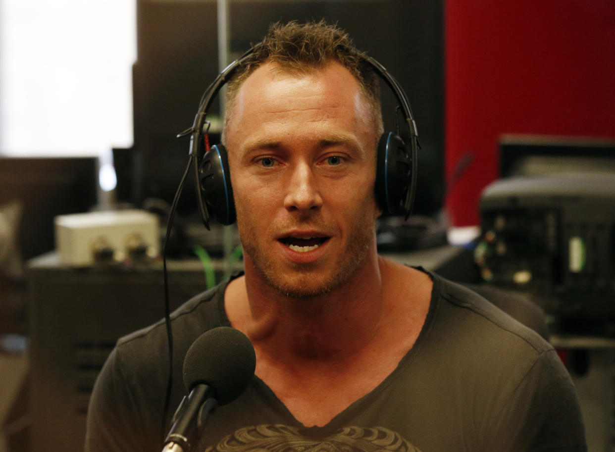 Strictly Come Dancing dancer James Jordan on the Vanessa Feltz show on BBC London 94.9 FM, ahead of the first live Strictly Come Dancing show on Friday on BBC1.   (Photo by Jonathan Brady/PA Images via Getty Images)