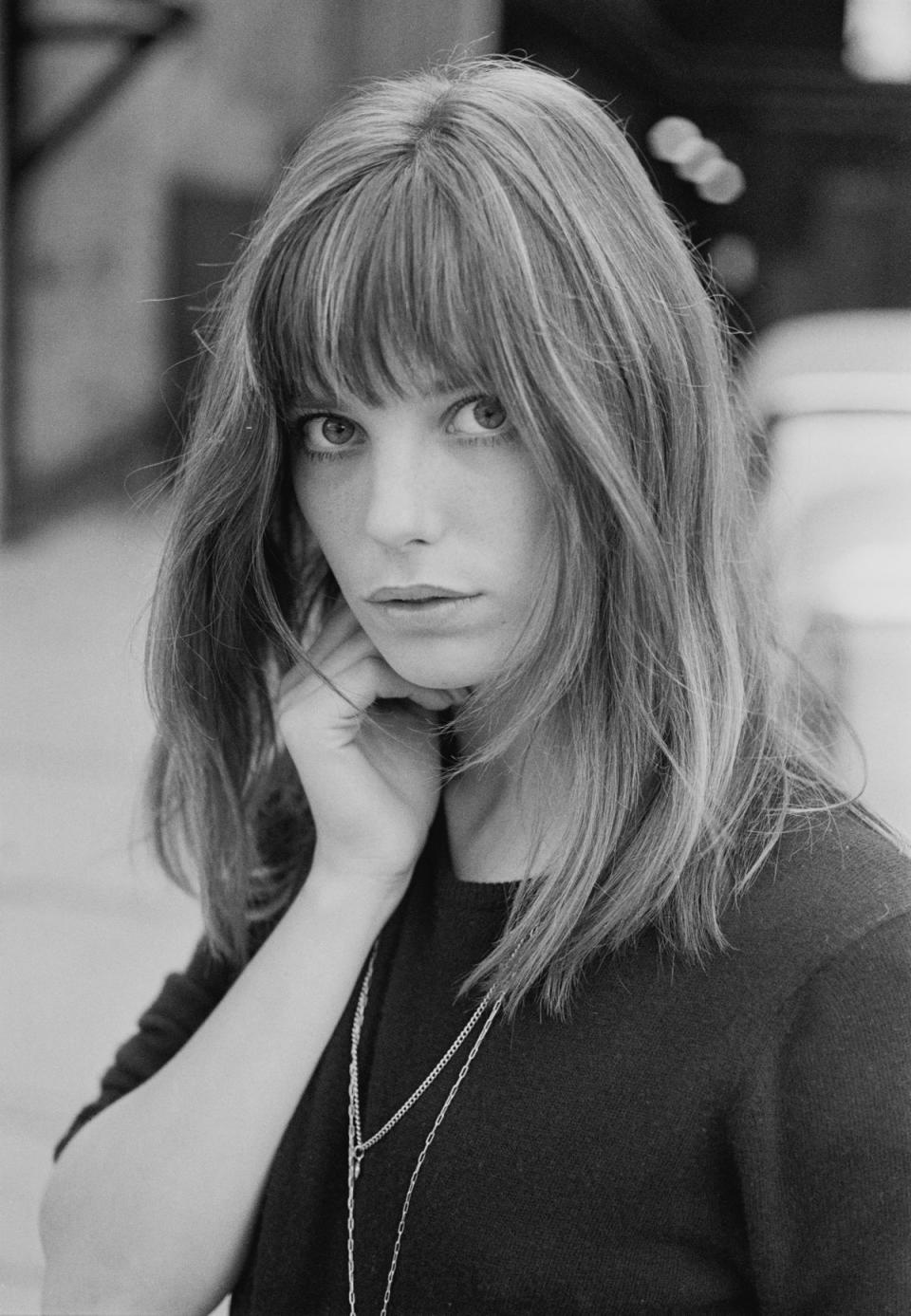 Jane Birkin's classic fringe is trending this summer (Getty Images)