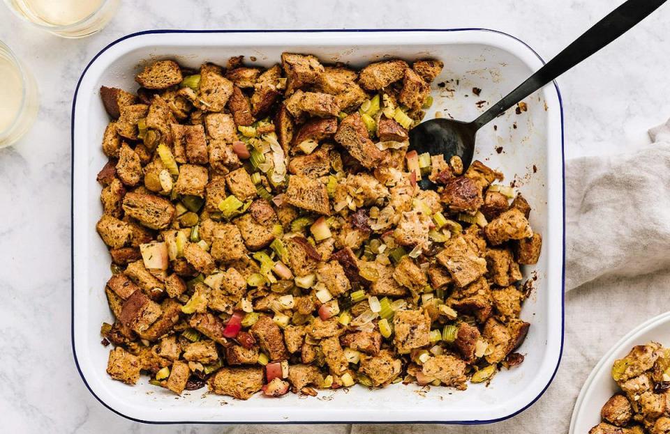 Vegetarian Apple Cranberry Stuffing