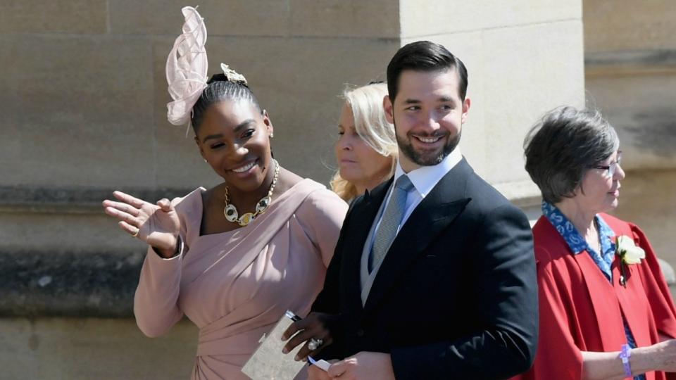 Alexis Ohanian is defending his wife, Serena Williams.