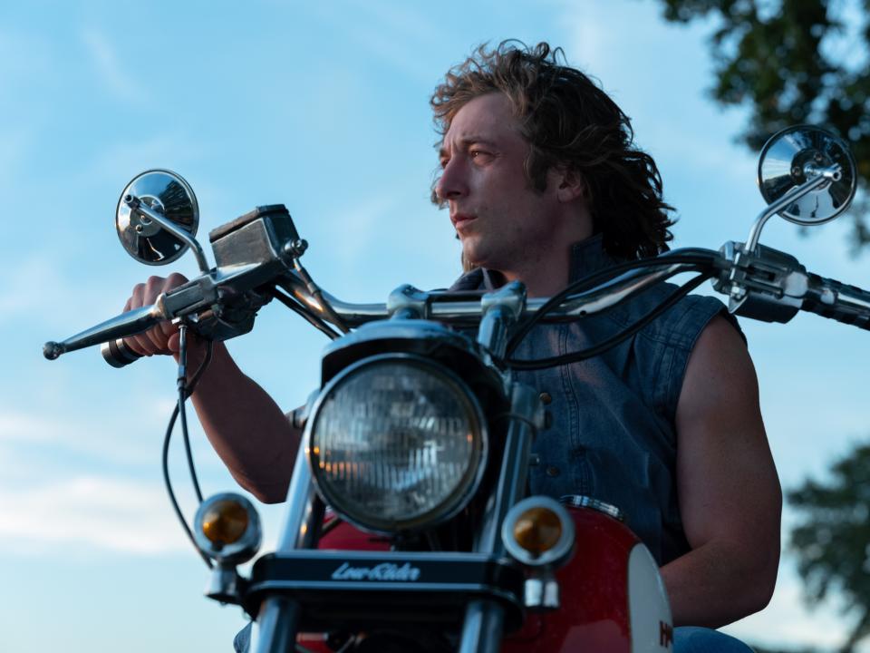 Jeremy Allen White plays Kerry Von Erich, who turns to the family wrestling business when his Olympic dreams are dashed in "The Iron Claw."