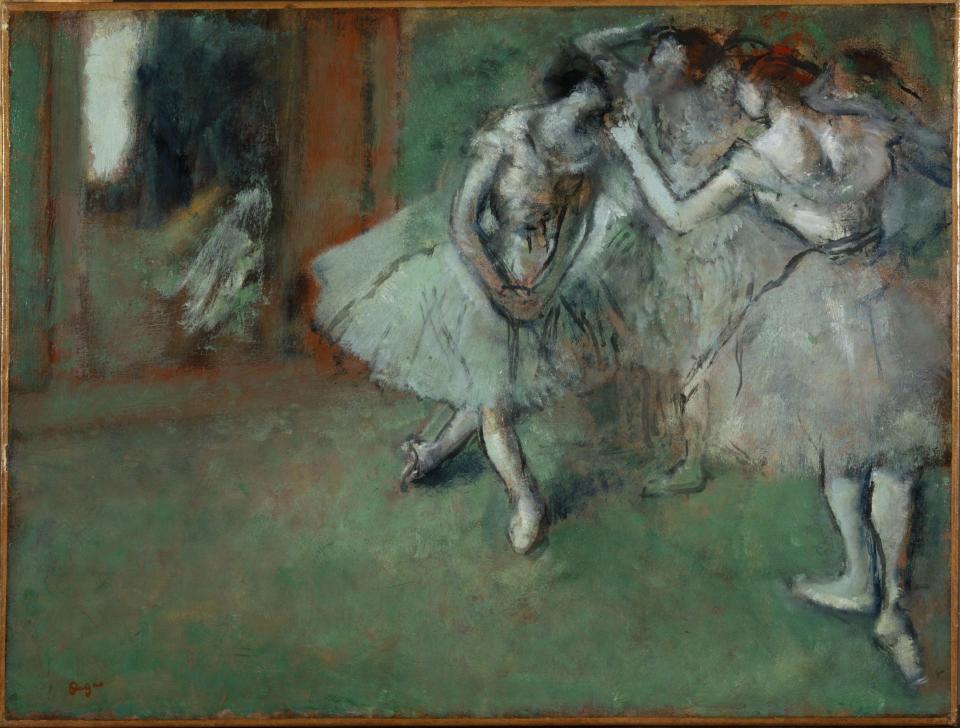 'An unearthly emerald light': A Group of Dancers (circa 1898), on view at the Burrell
