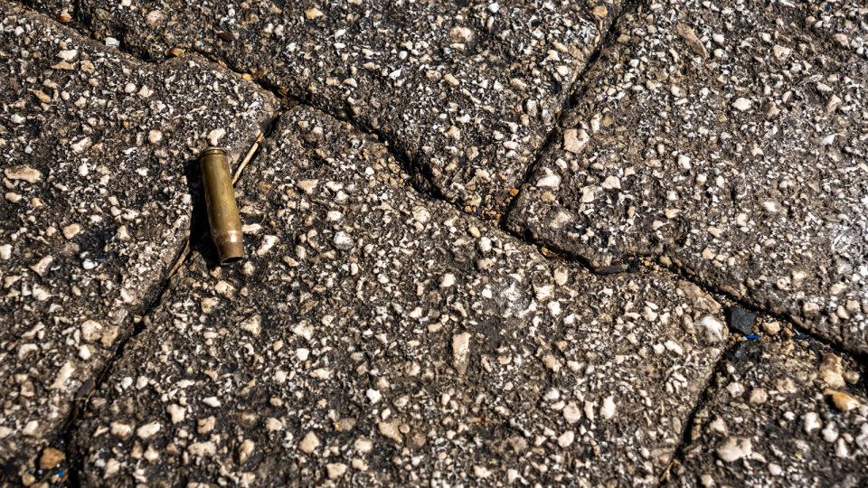 A bullet lies on a street in Port-au-Prince, Haiti's capital. - Evelio Contreras/CNN