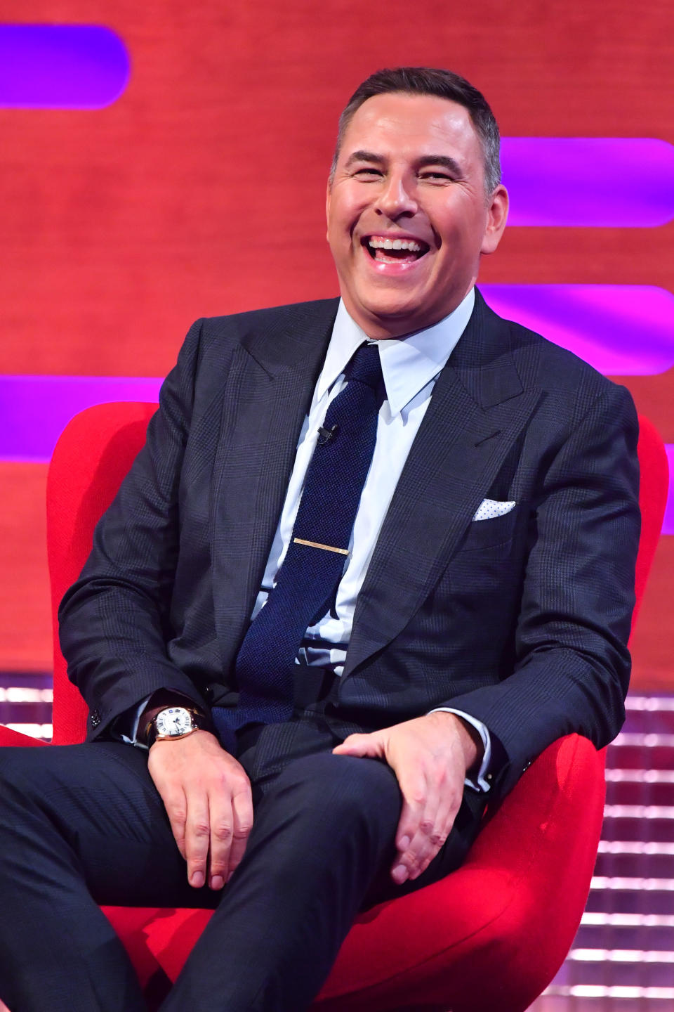 David Walliams during the filming for the Graham Norton Show at BBC Studioworks 6 Television Centre, Wood Lane, London, to be aired on BBC One on Friday evening.