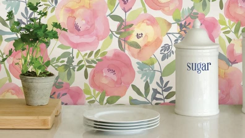 Temporary wallpaper is ideal for indecisive decorators.