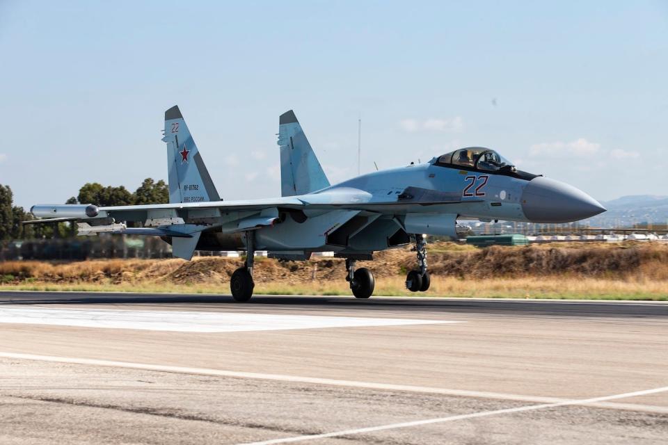 Russia Su-35 Hemeimeem Syria