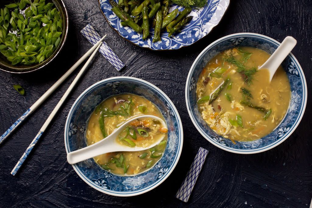 spring egg drop soup