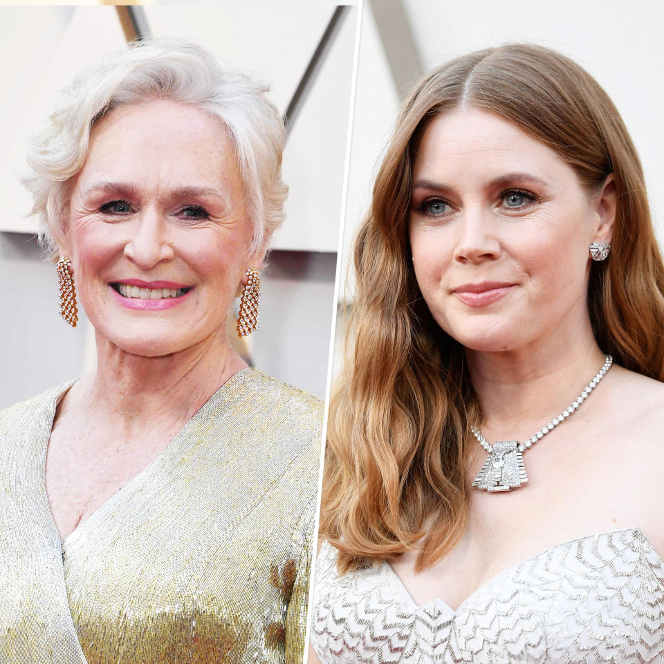 Glenn Close and Amy Adams are co-stars with a very different look in the upcoming 