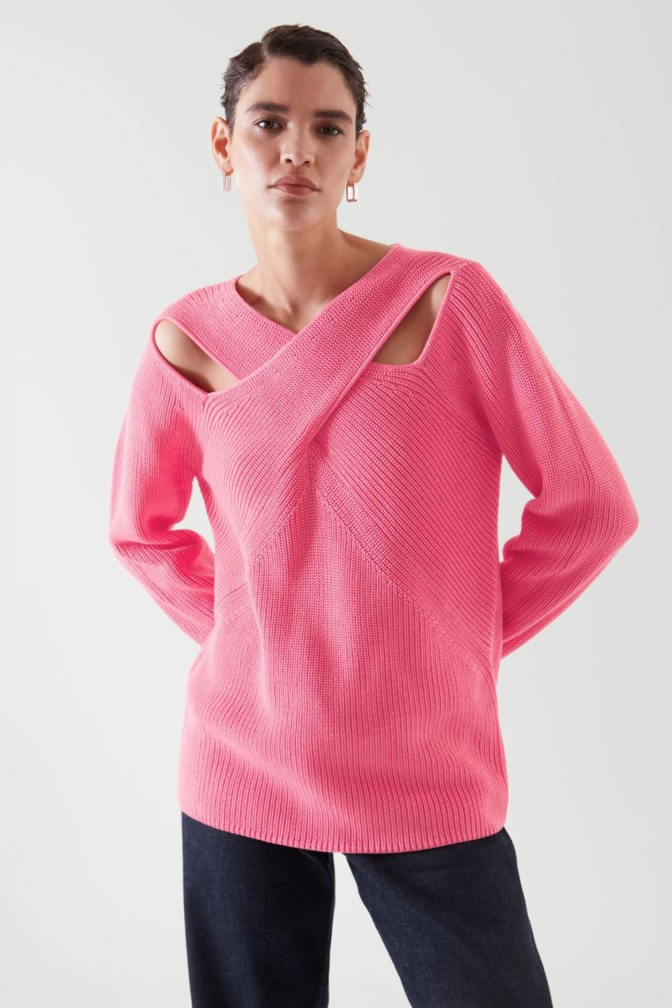 Cut-Out Sweater