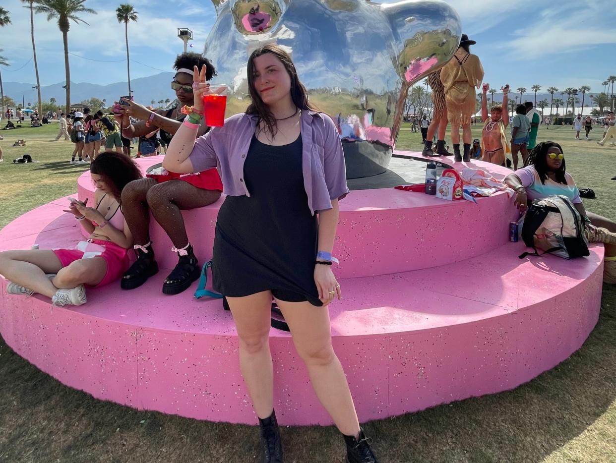 callie ahlgrim at coachella