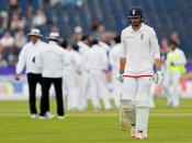 Britain Cricket - England v Sri Lanka - Second Test - Emirates Durham ICG - 27/5/16 England's James Vince walks off dejected after losing his wicket Action Images via Reuters / Jason Cairnduff Livepic EDITORIAL USE ONLY.