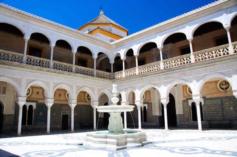 The Casa de Pilatos has an impressive marble courtyard at its centre (Getty Images)