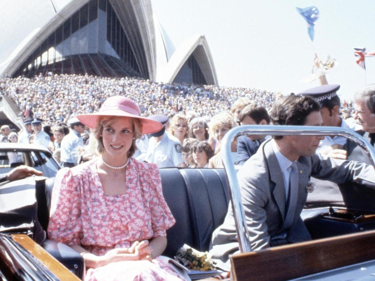 Princess Diana and Prince Charles in Sydney, Australia on 30 March 1983: John Shelley/Shutterstock