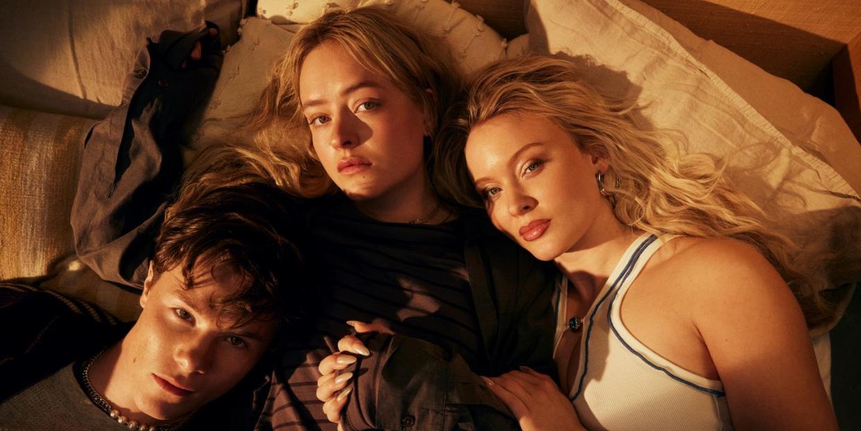 edvin ryding as noel, felicia maxine as agnes and zara larsson as julia in a part of you courtesy of netflix
