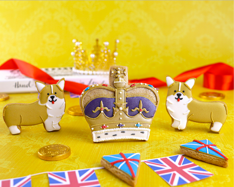 <p>Corgi-crazy like us? Then take a look at these adorable corgi and crown biscuits. As part of the Biscuiteers x Buckingham Palace Platinum Jubilee collection, these letterbox-friendly biscuits make the perfect little gifts. </p><p><a class="link " href="https://www.biscuiteers.com/biscuits/corgis-letterbox-biscuits" rel="nofollow noopener" target="_blank" data-ylk="slk:BUY NOW;elm:context_link;itc:0;sec:content-canvas">BUY NOW</a></p>