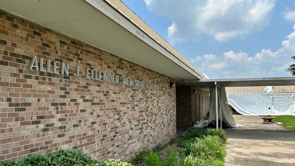 Ellender High in Houma awaits repair or rebuilding nearly two years after Hurricane Ida devastated the area.