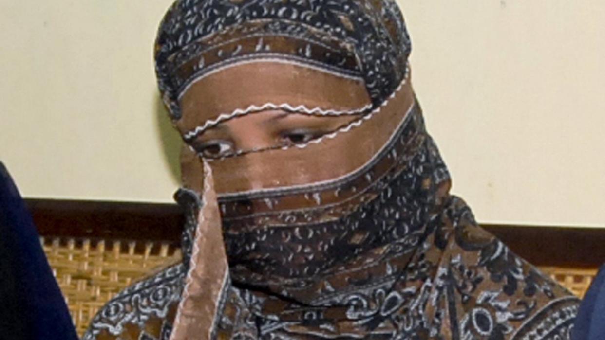 Die pakiatanische Christin, Asia Bibi,  bei ihrer Anhörung in einem Gefängnis in Sheikhupura (Archivbild). Foto: AP