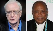 Michael Caine und Quincy Jones wissen, dass sie am selben Tag geboren wurden: Als sie 1969 gemeinsam an "The Italian Job" arbeiteten stellten der Schauspieler und der Musikproduzent fest, dass sie beide am 14. März 1933 auf die Welt kamen: "Wir besuchen uns ziemlich oft", verriet Jones 2013 in einem TV-Interview. (Bild: Chris Jackson/Stuart C. Wilson/Getty Images)