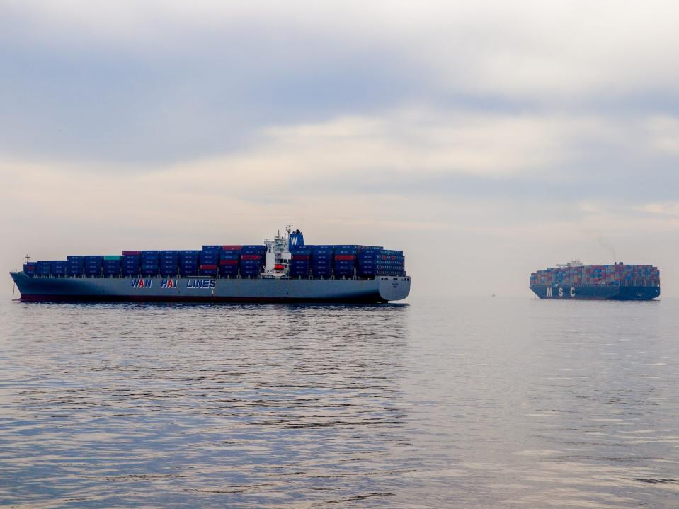 Port of Los Angeles and Long Beach Port Congestion - Los Angeles/Long Beach Harbor Tour 2021